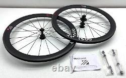 BUCKLOS YN1500 700C Carbon Fiber Road Bike Wheelset Rim Brake 50MM