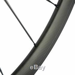 Basalt Brake Surface 38mm Clincher Carbon Wheelset Matt Road Bike Carbon Wheels