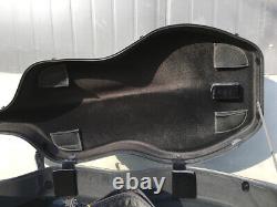Black Advance Cello Case 4/4 Carbon Fiber Cello Box 2 wheels Strong Light