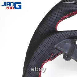 Black Carbon Fiber Sport Steering Wheel For infiniti 08-15 G37 G37X Sedan Coupe