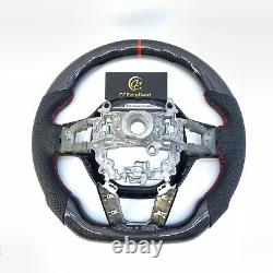 Black Carbon Fiber Steering Wheel Fit For Honda 11th gen Civic Accord CRV 2021+