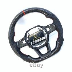 Black Carbon Fiber Steering Wheel Fit For Honda 11th gen Civic Accord CRV 2021+