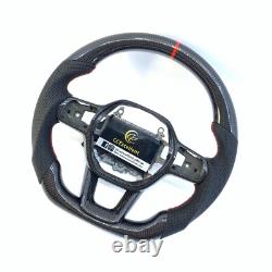 Black Carbon Fiber Steering Wheel Fit For Honda 11th gen Civic Accord CRV 2021+
