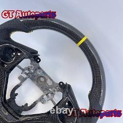 Black Carbon Fiber perforated leather Steering Wheel Fit for Honda CRV 2012-2017