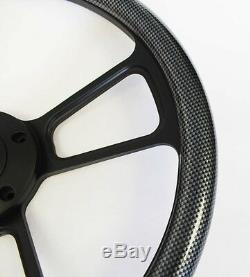 Blazer C/K Series S10 Chevy Truck Steering Wheel Carbon Fiber & Black 14 Bowtie