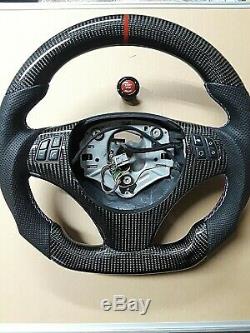 Bmw Carbon Fiber E82 E88 E90 E92 E93 & M3 Dash Interior Trim Steering Wheel