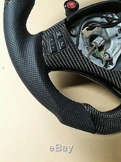 Bmw Carbon Fiber E82 E88 E90 E92 E93 & M3 Dash Interior Trim Steering Wheel