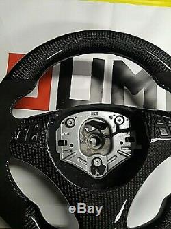 Bmw Carbon Fiber E82 E88 E90 E92 E93 & M3 Dash Interior Trim Steering Wheel