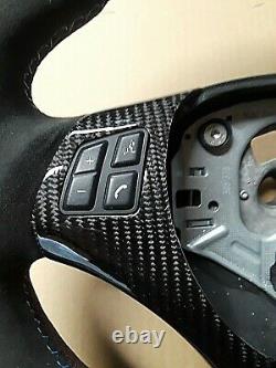 Bmw Carbon Fiber E82 E88 E90 E92 E93 & M3 Dash Interior Trim Steering Wheel