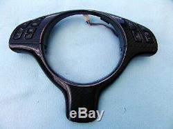 Bmw E46 M3, E39 M5 Real Carbon Fiber Steering Wheel Trim, New Laminated