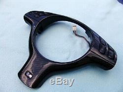 Bmw E46 M3, E39 M5 Real Carbon Fiber Steering Wheel Trim, New Laminated