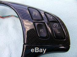Bmw E46 M3, E39 M5 Real Carbon Fiber Steering Wheel Trim, New Laminated
