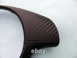 Bmw E46 M3, E39 M5 Steering Wheel Trim / Cover Rewrapped With Carbon Fiber Vinyl