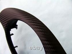 Bmw E46 M3, E39 M5 Steering Wheel Trim / Cover Rewrapped With Carbon Fiber Vinyl