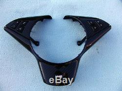 Bmw E60, E63, E64 M5, M6 Real Carbon Fiber Steering Wheel Trim, New Laminated