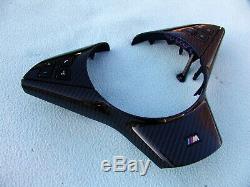 Bmw E60, E63, E64 M5, M6 Real Carbon Fiber Steering Wheel Trim, New Laminated