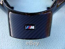 Bmw E60, E63, E64 M5, M6 Real Carbon Fiber Steering Wheel Trim, New Laminated