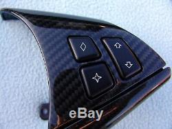 Bmw E60, E63, E64 M5, M6 Real Carbon Fiber Steering Wheel Trim, New Laminated