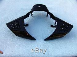 Bmw E60, E63, E64 M5, M6 Real Carbon Fiber Steering Wheel Trim, New Laminated