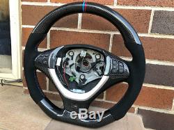 Bmw E70 X5 X6 E71 carbon Fiber Gt spec Alcantara steering wheel Sydney Stock