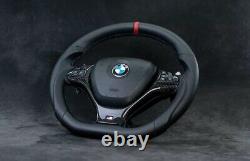 Bmw Steering Wheel X5M X6M E70 E71 x5 x6 Custom Flat bottom Individual Carbon