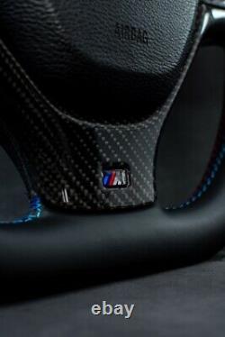 Bmw Steering Wheel X5M X6M E70 E71 x5 x6 Custom Flat bottom Individual Carbon
