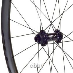Boyd Cycling Jocassee Wheel Front, 700C / 622, Holes 24, 12mm TA, 100mm, Disc
