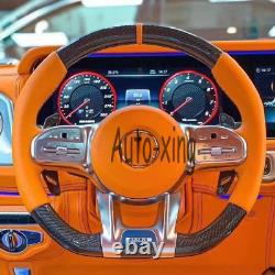 Brabus Carbon Fiber Steering Wheel For Mercedes-Benz C43G63 C300 GT C300 2010+