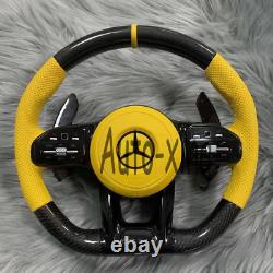 Brabus Carbon Fiber Steering Wheel For Mercedes-Benz C43G63 C300 GT C300 2010+
