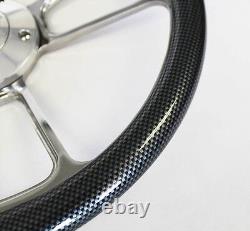 Bronco 70-77 F100 F150 F250 F350 Truck Carbon Fiber & Billet 14 Steering Wheel
