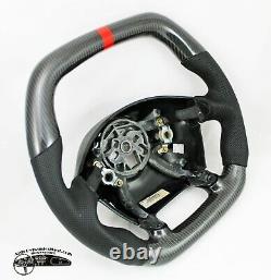 C5 Corvette D Steering Wheel Real Carbon Fiber Black Stitching