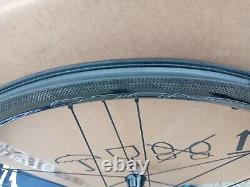 CAMPAGNOLO BORO WTO 33 REAR WHEEL QR 130mm RIM BRAKE DARK LABLE TUBELESS CAMPY