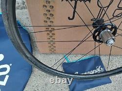 CAMPAGNOLO BORO WTO 33 REAR WHEEL QR 130mm RIM BRAKE DARK LABLE TUBELESS CAMPY