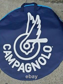 CAMPAGNOLO BORO WTO 33 REAR WHEEL QR 130mm RIM BRAKE DARK LABLE TUBELESS CAMPY
