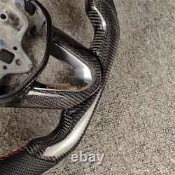CARBON FIBER BLACK LEATHER Steering Wheel FOR Cadillac CT4 CT5 2022-2025