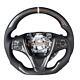 CARBON FIBER Steering Wheel FOR 2015 Acura TLX BLACK LINE LEATHER