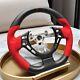 CARBON FIBER Steering Wheel FOR NISSAN GTR R35 RED ALCANTARA 09-16YEAR