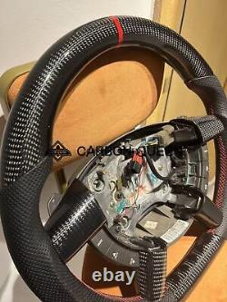 CARBON FIBER Steering Wheel FOR Pontiac GTO /HOLDEN 2004-2006 WithBLACK LEATHER