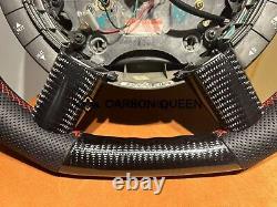 CARBON FIBER Steering Wheel FOR Pontiac GTO /HOLDEN 2004-2006 WithBLACK LEATHER