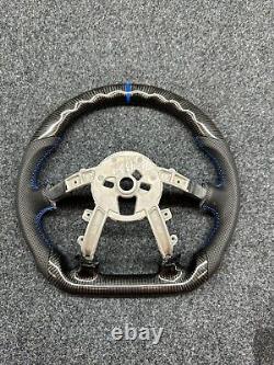 CARBON FIBER Steering Wheel For Chevrolet Corvette C5 Z06 97-04 Suede D shape
