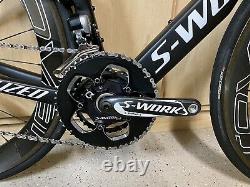 CLEAN! Specialized S-Works Venge Aero Duraace Di2 52cm With Carbon Wheels & POWER