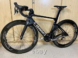 CLEAN! Specialized S-Works Venge Aero Duraace Di2 52cm With Carbon Wheels & POWER