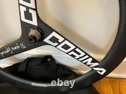 CORIMA 3 SPOKES TT Front Wheel Clincher Carbon Fibre Cycling Racing White