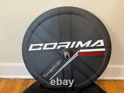 CORIMA C+ REAR DISC WHEEL TT 700C ClincherRacing Carbon Fibre 3K White