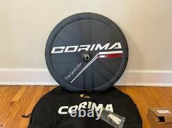 CORIMA C+ REAR DISC WHEEL TT 700C ClincherRacing Carbon Fibre 3K White