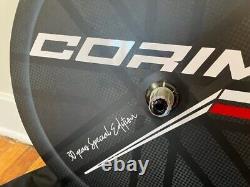 CORIMA C+ REAR DISC WHEEL TT 700C ClincherRacing Carbon Fibre 3K White