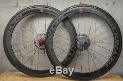 CUSTOM! Reynolds Assault Disc CARBON FIBER Wheelset / Wheels Gravel CX Road