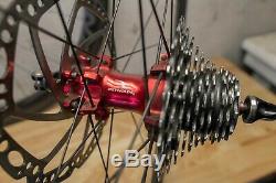 CUSTOM! Reynolds Assault Disc CARBON FIBER Wheelset / Wheels Gravel CX Road