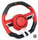 Camaro Steering Wheel Customized Napa Red Leather Carbon Fiber