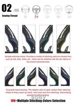 Car Interior Accessories Forged Carbon Fibre Steering Wheel for Infiniti G37 G35